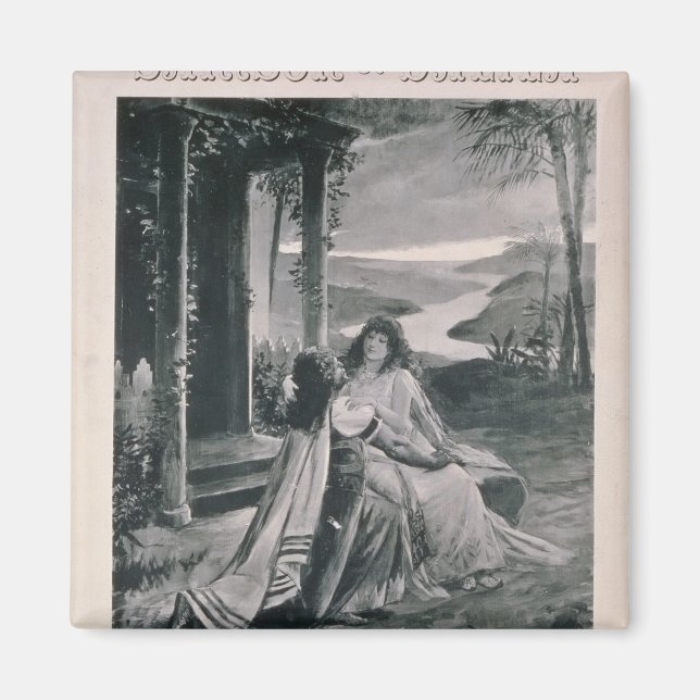 Íman Poster publicando "Samson e Dalila" (Frente)