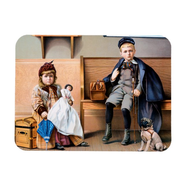 Íman Poster RAILROAD, 1898 (Horizontal)