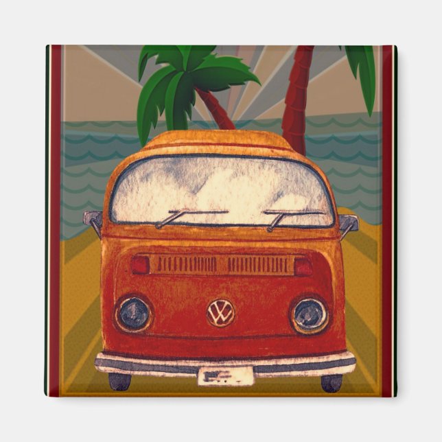 Íman Poster: Viagem da Califórnia (Frente)