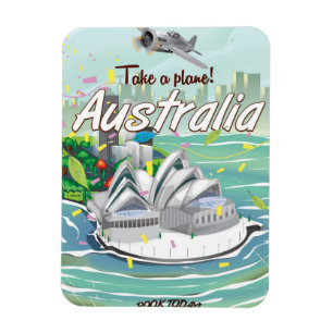 Íman poster viagens vintage de Sydney