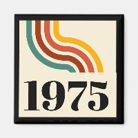 poster vintage de faixa retrô 1975