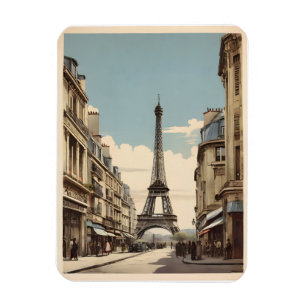 Íman Poster vintage de Paris