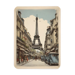 Íman Poster vintage de Paris