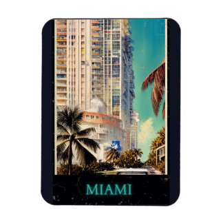Íman Poster vintage Miami