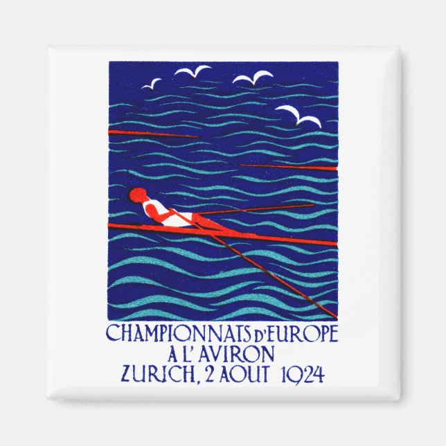 Íman poster Zurique 1924 (Frente)