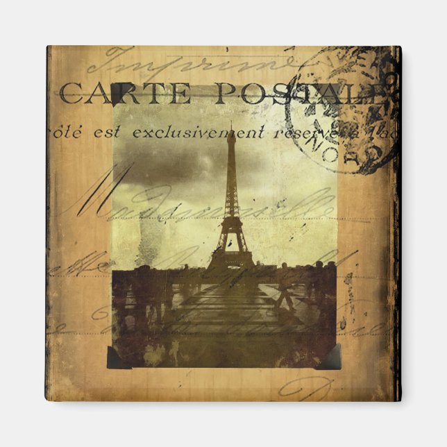 Íman Postmark Paris (Frente)