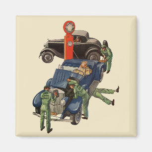 Íman Posto de gasolina do serviço completo de Joe,