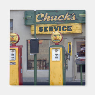 Íman Posto de gasolina velho