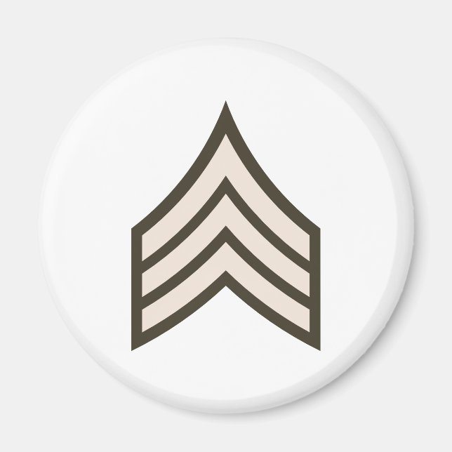 Íman posto de Sargento do Exército (Frente)