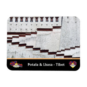 Íman Potala Palace & Lhasa city, Tibete / Himalaias
