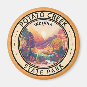 Íman Potato Creek State Park Indiana Emblem