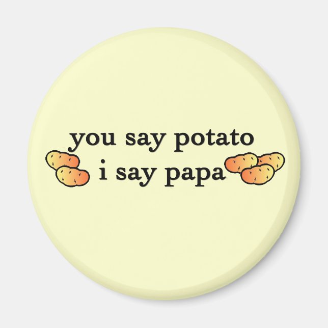 Íman Potato Papa (Frente)