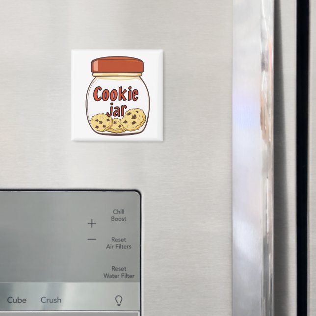 Íman Pote de Bolacha Fofo (In Situ (Fridge))