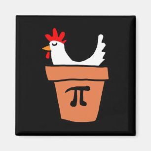 Íman Pote de frango Torta Engraçada Matemática Pover Pu