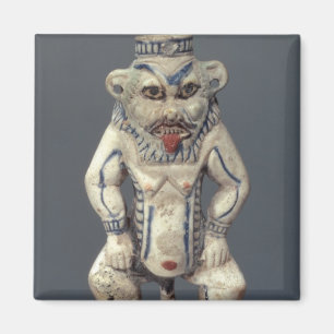 Íman Pote de Kohl, descrevendo o deus egípcio Bes do