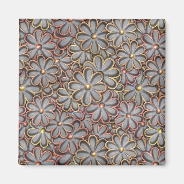 Íman Potência de Flor Steampunk (Frente)