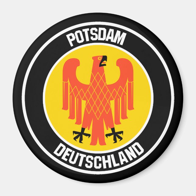Íman Potsdam Round Emblem (Frente)