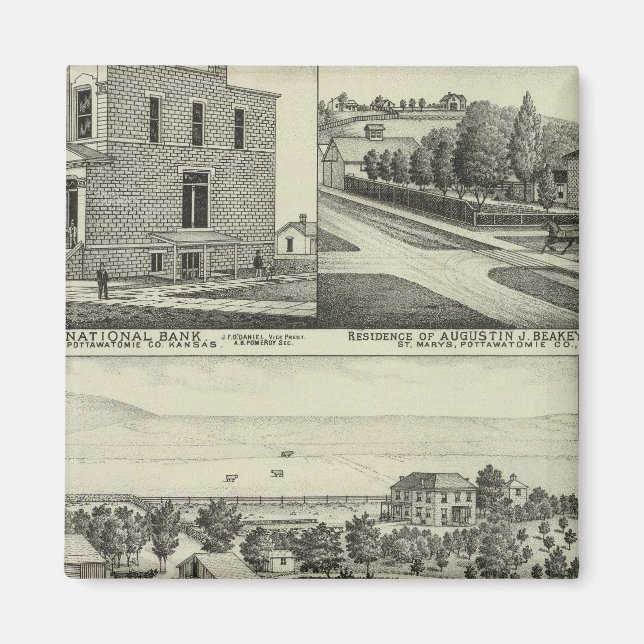 Íman Pottawatomie, Kansas (Frente)