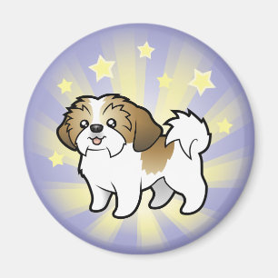 Íman Pouca estrela Shih Tzu (filhote de cachorro