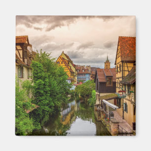 Íman Pouca Veneza, pequeno Venise, em Colmar, France