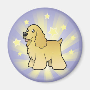 Íman Pouco americano cocker spaniel da estrela
