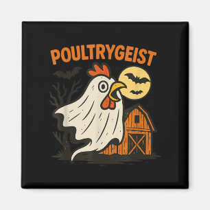 Íman Poultrygeist Engraçado Galinha Fantasma Datas do D