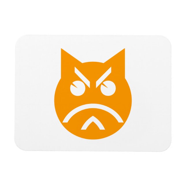 Íman Pouting Emoji Cat (Horizontal)