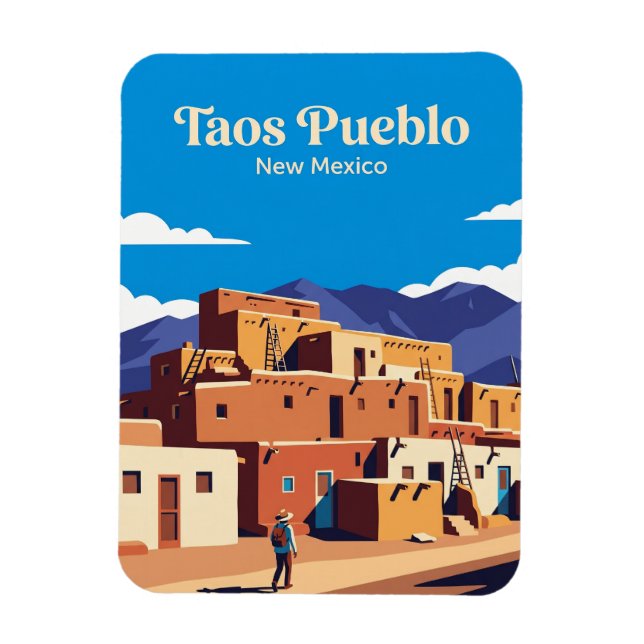 Íman Povoado de Taos EUA (Vertical)