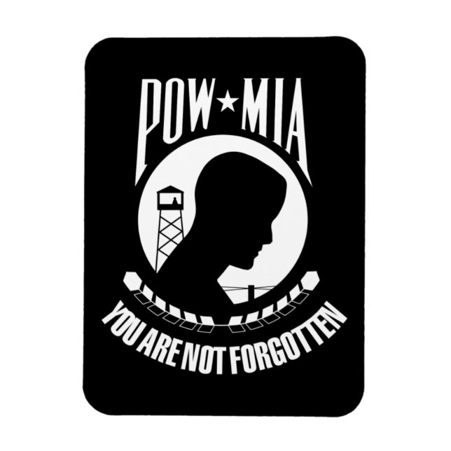 Íman POW - MIA Flexable Magnet (Vertical)