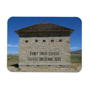 Íman Powder Magazine, Fort Fred Steele, local históric