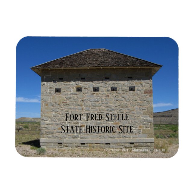 Íman Powder Magazine, Fort Fred Steele, local histórico (Horizontal)
