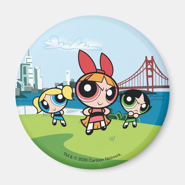 Íman Powerpuff Girls Super Fierce (Frente)