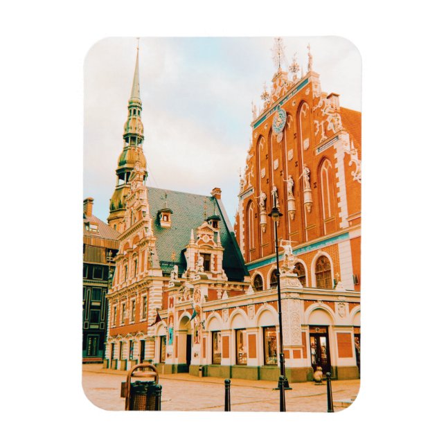 Íman Praça da Prefeitura de Riga (Vertical)