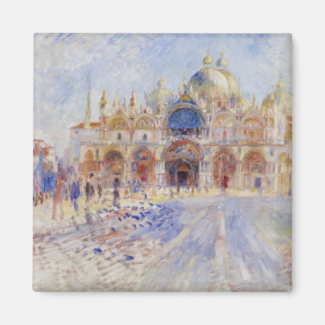 Íman Praça da rua, Veneza (Piazza San Marco) (Frente)