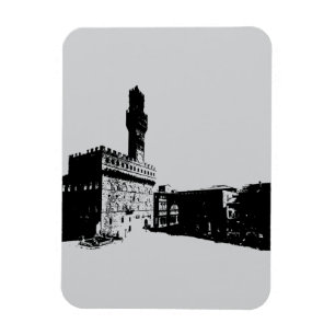 Íman Praça da Senhoria em Florença, Itália Central