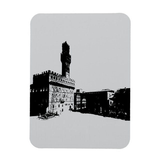 Íman Praça da Senhoria em Florença, Itália Central (Vertical)
