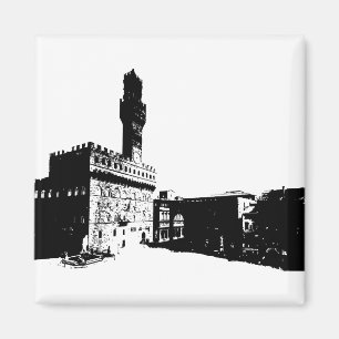 Íman Praça da Senhoria em Florença, Itália Central