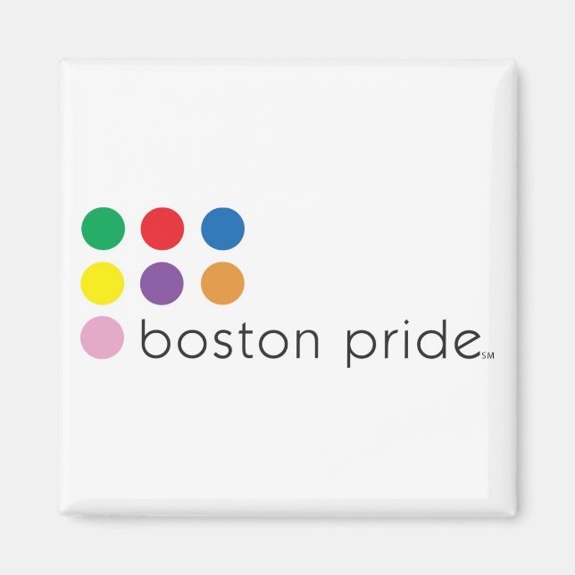 Íman Praça do Magnet do Orgulho de Boston (Frente)