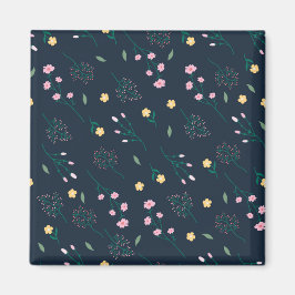 Íman Praça Floral Primavera do Padrão de Flor