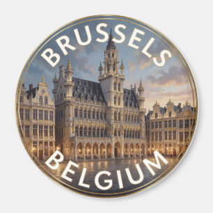 Íman Praça Grande Arquitetura Histórica Bruxelas Bélgic