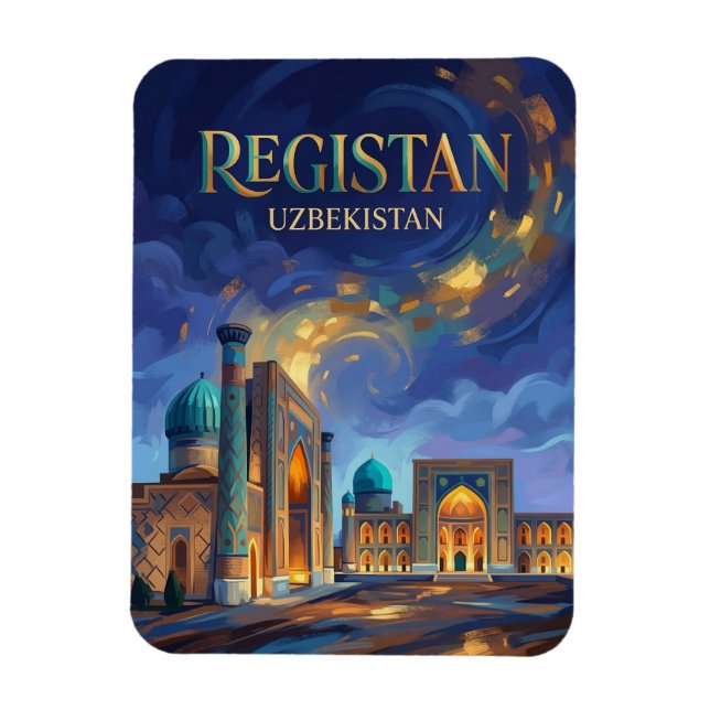 Íman Praça Registan Uzbequistão (Vertical)