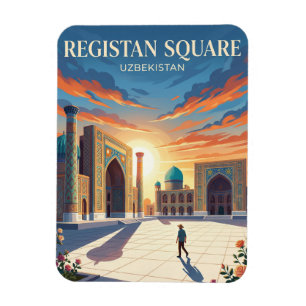 Íman Praça Registan Uzbequistão