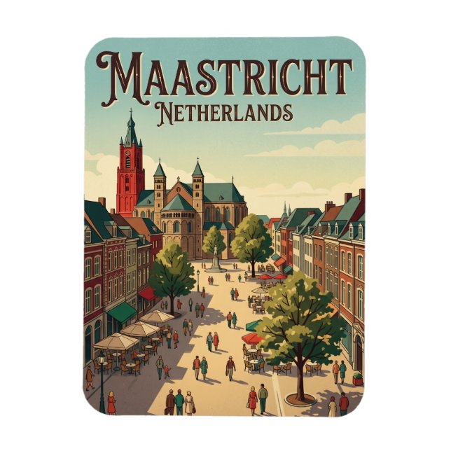 Íman Praça Vrijthof, Maastricht Países Baixos (Vertical)