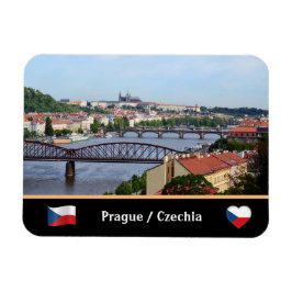 Íman Praga, Castle & River Bridges / República Checa