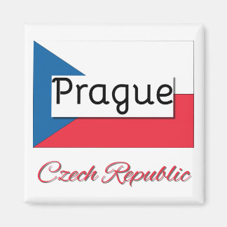 Íman Praga República Checa Flag Magnet