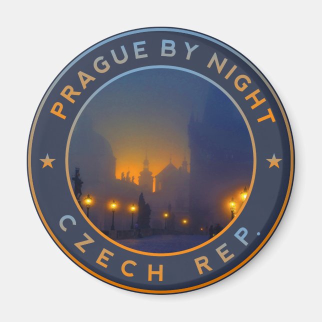 Íman Praha da Noite, Praga (Frente)