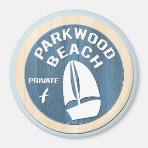 Íman Praia 3" de Parkwood ímã