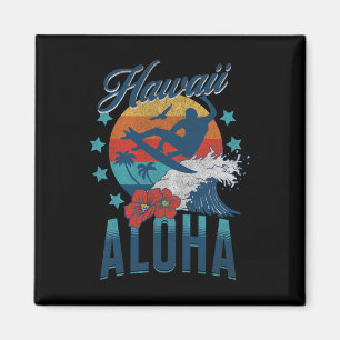 Íman Praia Aloha Havaí Surf Vintage Havaiano Retro
