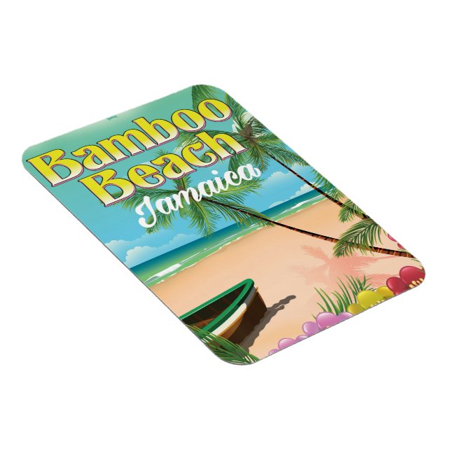 Íman Praia Bamboo Jamaica (Lado Direito)