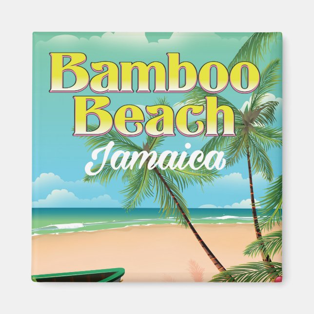 Íman Praia Bamboo Jamaica (Frente)